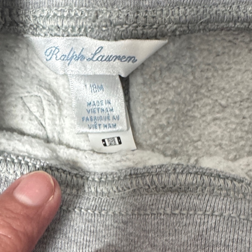Polo by Ralph Lauren Gray Kids Joggers with Logo - Picture 4 of 7